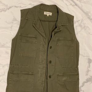 Madewell Military Style Vest US Women’s Small